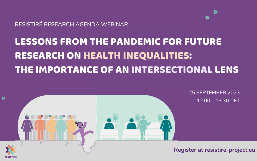 WEBINAR: Lessons from the pandemic for future research on health inequalities – The importance of an intersectional lens